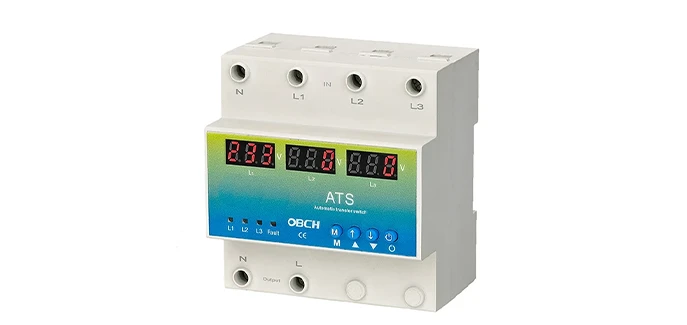 Dual power transfer switch, ATS controller-3display